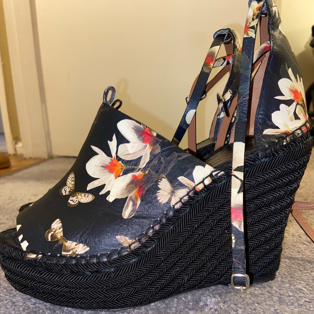 Givenchy espadrille wedge sandals